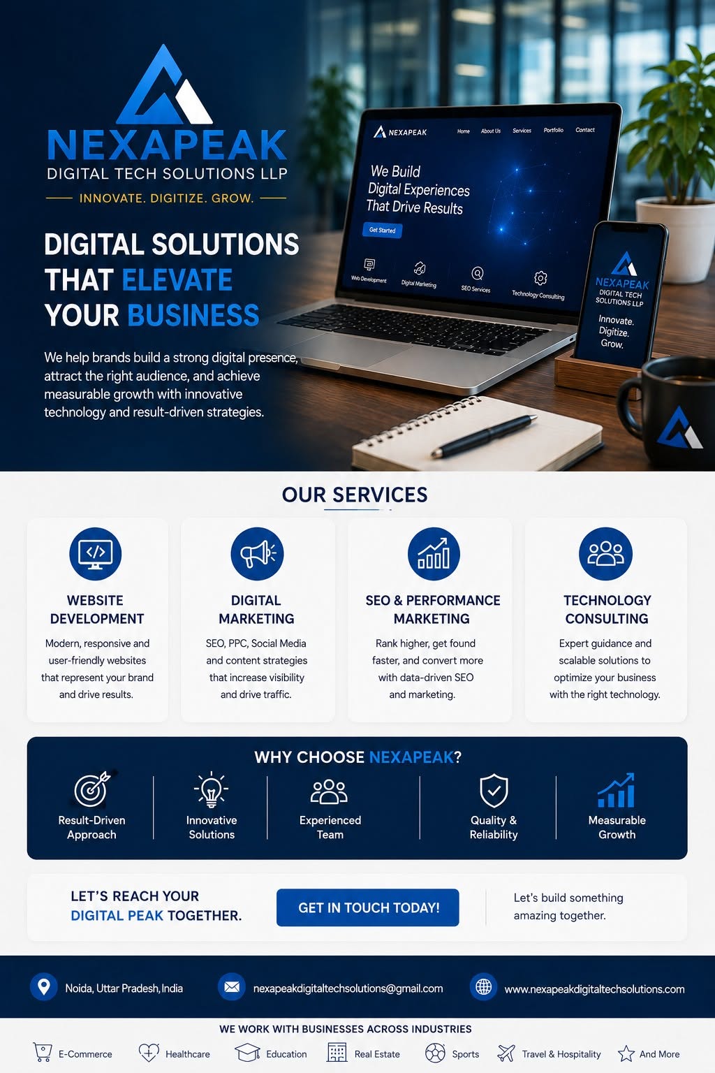 Transform Your Business with NexaPeak Digital Tech Solutions LLP